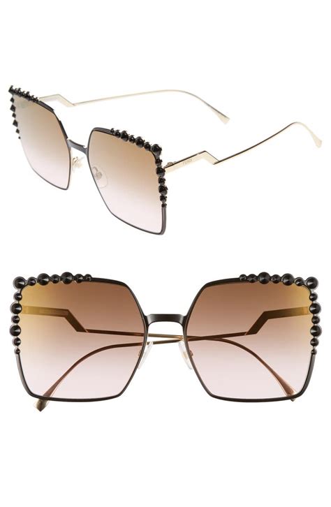 fendi 60mm square sunglasses|fendi sunglasses nordstrom rack.